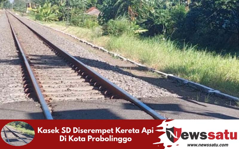 Kasek SD Diserempet Kereta Api Di Kota Probolinggo