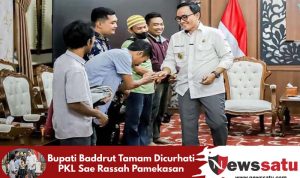 Bupati Baddrut Tamam Dicurhati PKL Sae Rassah Pamekasan