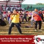 Bupati Fauzi Bersama Ribuan Warga Sumenep Gelar Senam Massal