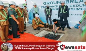 Bupati Fauzi, Pembangunan Gedung DPRD Sumenep Harus Sesuai Target