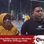 Caleg Golkar Kanigaran Meriahkan HUT RI Ke 78 Dengan Volly