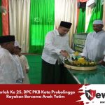 Harlah Ke 25, DPC PKB Kota Probolinggo Rayakan Bersama Anak Yatim