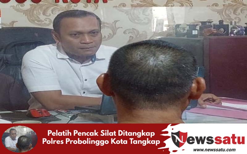 Pelatih Pencak Silat Ditangkap Polres Probolinggo Kota Tangkap