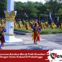 Penurunan Bendera Merah Putih Disambut Dengan Tarian Kolosal Di Probolinggo