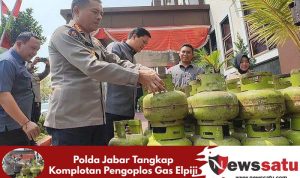 Polda Jabar Tangkap Komplotan Pengoplos Gas Elpiji