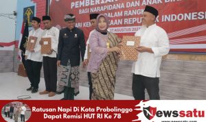 Ratusan Napi Di Kota Probolinggo Dapat Remisi HUT RI Ke 78