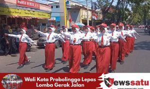 Wali Kota Probolinggo Lepas Lomba Gerak Jalan