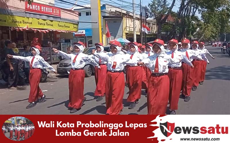 Wali Kota Probolinggo Lepas Lomba Gerak Jalan