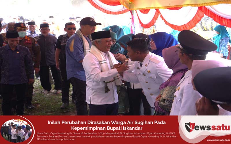 Inilah Perubahan Dirasakan Warga Air Sugihan Pada Kepemimpinan Bupati Iskandar