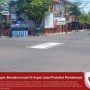 Geger, Bendera Israel Di Aspal Jalan Protokol Pamekasan