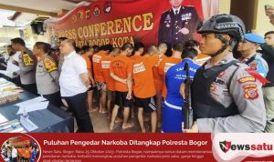 Puluhan Pengedar Narkoba Ditangkap Polresta Bogor