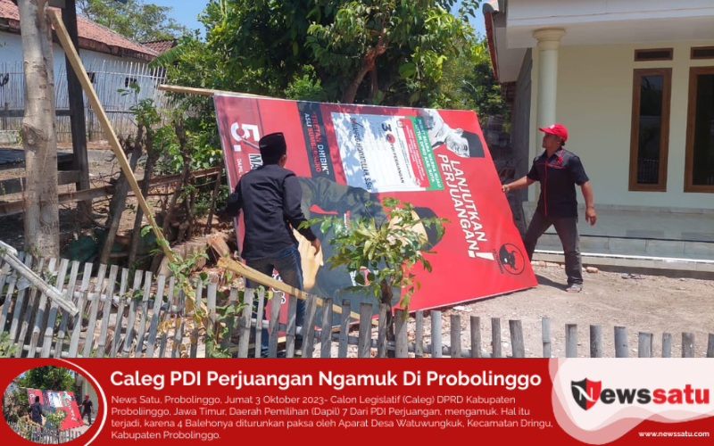Caleg PDI Perjuangan Ngamuk Di Probolinggo
