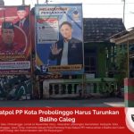 Satpol PP Kota Probolinggo Harus Turunkan Baliho Caleg