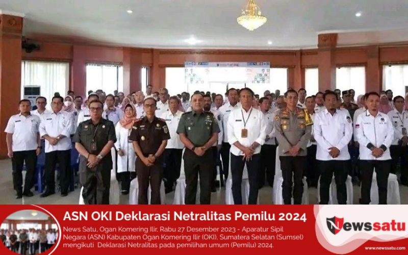 ASN OKI Deklarasi Netralitas Pemilu 2024