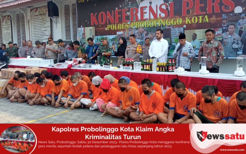Kapolres Probolinggo Kota Klaim Angka Kriminalitas Turun
