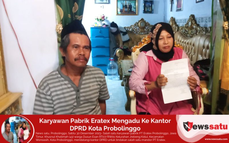 Karyawan Pabrik Eratex Mengadu Ke Kantor DPRD Kota Probolinggo