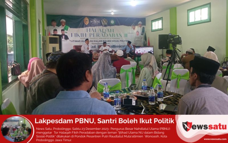 Lakpesdam PBNU, Santri Boleh Ikut Politik