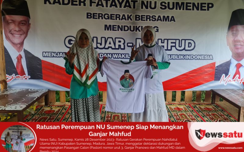 Ratusan Perempuan NU Sumenep Siap Menangkan Ganjar Mahfud