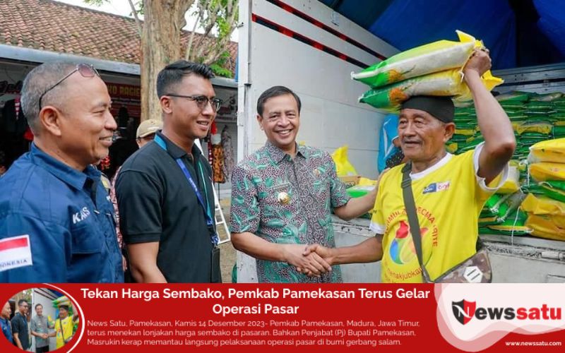 Tekan Harga Sembako, Pemkab Pamekasan Terus Gelar Operasi Pasar