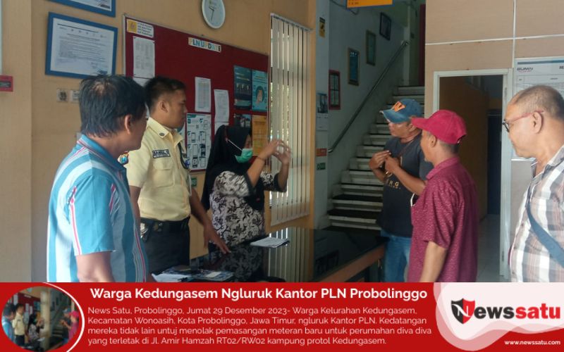 Warga Kedungasem Ngluruk Kantor PLN Probolinggo