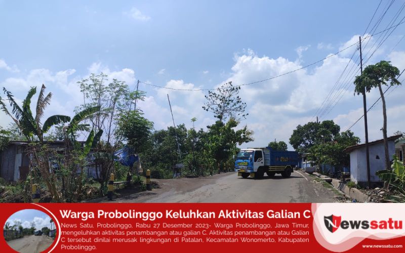 Warga Probolinggo Keluhkan Aktivitas Galian C