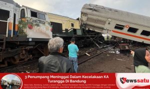 3 Penumpang Meninggal Dalam Kecelakaan KA Turangga Di Bandung