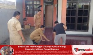 BPBD Kota Probolinggo Datangi Rumah Warga Munculnya Hawa Panas Berasap