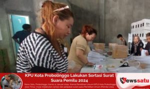 KPU Kota Probolinggo Lakukan Sortasi Surat Suara Pemilu 2024
