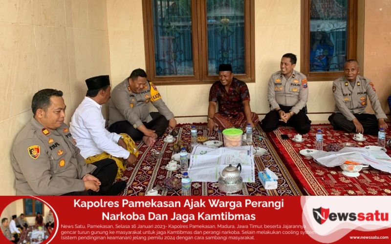 Kapolres Pamekasan Ajak Warga Perangi Narkoba Dan Jaga Kamtibmas