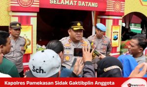 Kapolres Pamekasan Sidak Gaktibplin Anggota