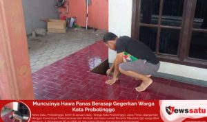 Munculnya Hawa Panas Berasap Gegerkan Warga Kota Probolinggo