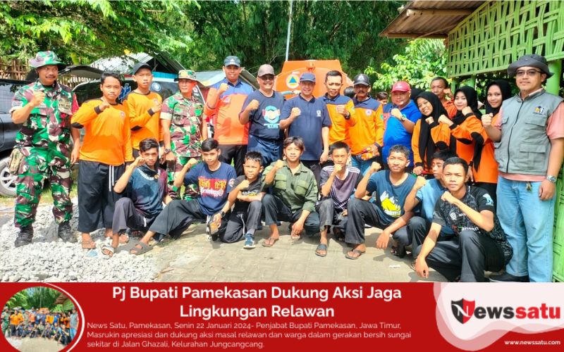 Pj Bupati Pamekasan Dukung Aksi Jaga Lingkungan Relawan