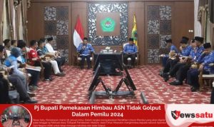 Pj Bupati Pamekasan Himbau ASN Tidak Golput Dalam Pemilu 2024