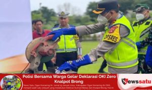 Polisi Bersama Warga Gelar Deklarasi OKI Zero Knalpot Brong