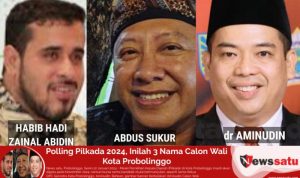 Polling Pilkada 2024, Inilah 3 Nama Calon Wali Kota Probolinggo