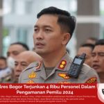 Polres Bogor Terjunkan 4 Ribu Personel Dalam Pengamanan Pemilu 2024