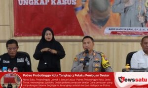 Polres Probolinggo Kota Tangkap 3 Pelaku Penipuan Dealer