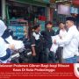 Relawan Prabowo Gibran Bagi-bagi Ribuan Kaos Di Kota Probolinggo