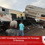 Tim KNKT Investigasi Kecelakaan KA Tarungga Di Bandung