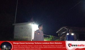 Warga Dasuk Sumenep Terkena Ledakan Bom Molotov