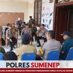 Kapolres Sumenep Mengecek Persiapan Pengamanan Pemilu Di Pulau Sapudi