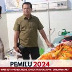 PJ Wali Kota Probolinggo Jenguk Petugas KPPS  Di Rumah Sakit