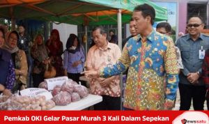 Pemkab OKI Gelar Pasar Murah 3 Kali Dalam Sepekan