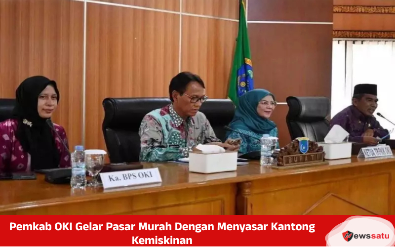 Pemkab OKI Gelar Pasar Murah Dengan Menyasar Kantong Kemiskinan