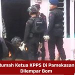 Rumah Ketua KPPS Di Pamekasan Dilempar Bom