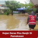 Hujan Deras Picu Banjir di Pamekasan