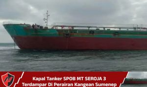 Kapal Tanker SPOB MT SEROJA 3 Terdampar Di Perairan Kangean Sumenep
