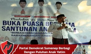 Partai Demokrat Sumenep Berbagi Dengan Puluhan Anak Yatim 
