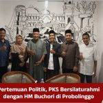 Pertemuan Politik, PKS Bersilaturahmi dengan HM Buchori di Probolinggo