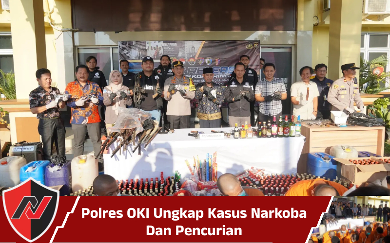 Polres OKI Ungkap Kasus Narkoba Dan Pencurian